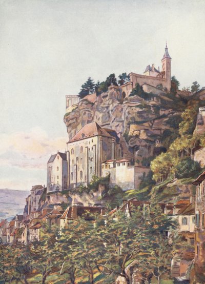 Francia: Il Santuario di Rocamadour da Auguste Gerardin