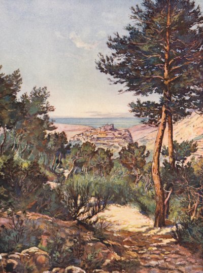Francia: Il Vecchio Borgo Fortificato di Eze, Alpi Marittime da Auguste Gerardin