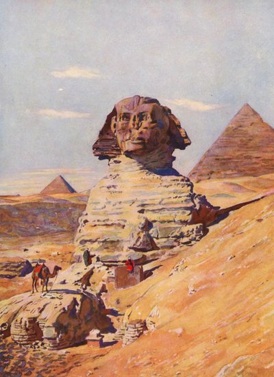 Le Sphinx, Egitto da Auguste Gerardin