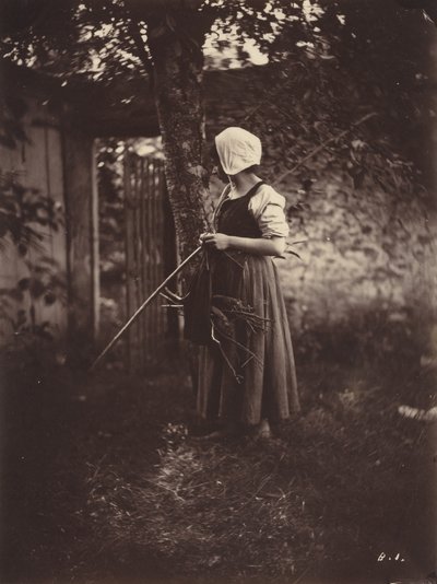Contadino, c. 1870 (foto) da Auguste Giraudon