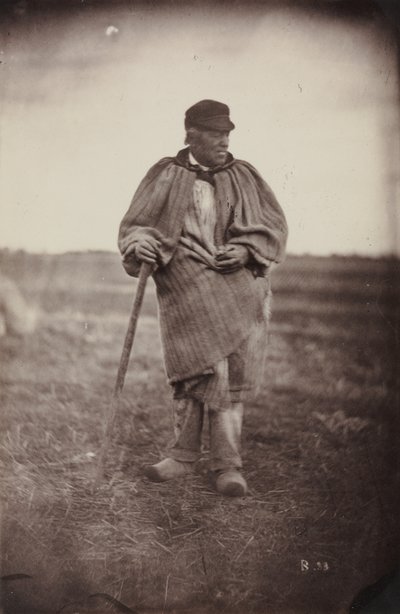 Uomo con bastone da passeggio da Auguste Giraudon