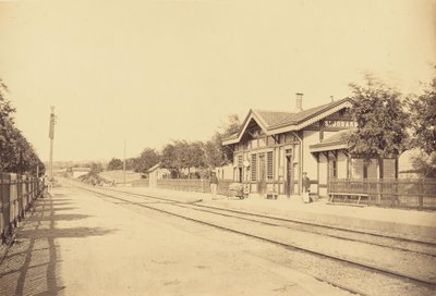 Stazione di Saint-Jodard da Auguste Hippolyte Collard