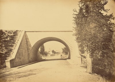Viadotto sulla Route de Lyon à Montbrison a Montbrison da Auguste Hippolyte Collard