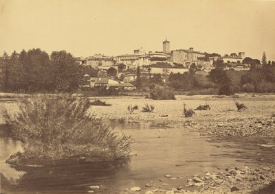 Villaggio di Chazay, vista dalla linea ferroviaria da Auguste Hippolyte Collard