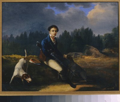 Ritratto di Nikita Vsevolzhsky, fondatore della società della lampada verde da Auguste Joseph Desarnod