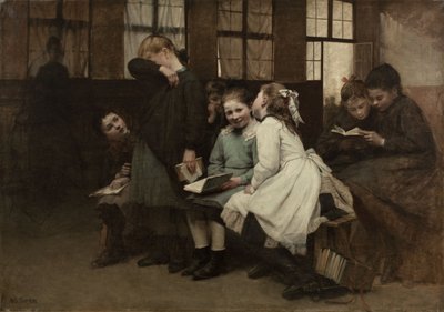 En retenue, 1888 circa (olio su tela) da Auguste Joseph Trupheme