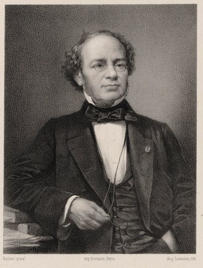 Ritratto del compositore Jacques Fromental Halévy 1799-1862 da Auguste Lemoine
