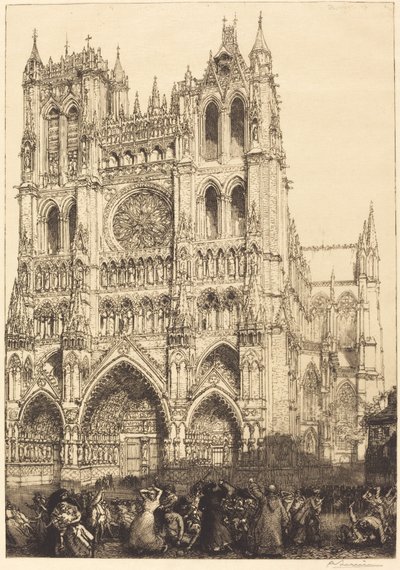 Cattedrale di Amiens da Auguste Lepere