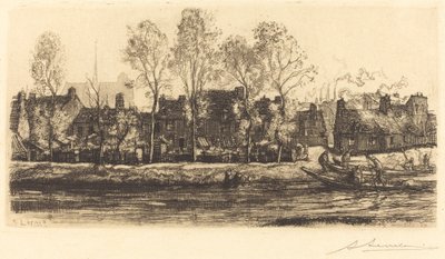 Bordi della Somme ad Amiens da Auguste Lepere