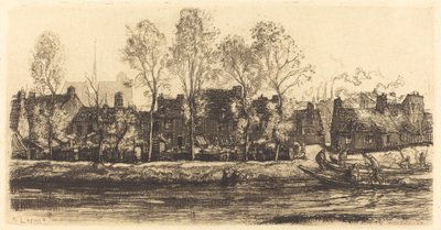 Bordi della Somme ad Amiens, 1907 da Auguste Lepere