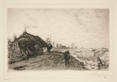 Sentiero lungo la palude della Vandea (Saint-Jean-de-Monts) da Auguste Lepere