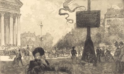 Angolo della Rue Royale, 1890 da Auguste Lepere