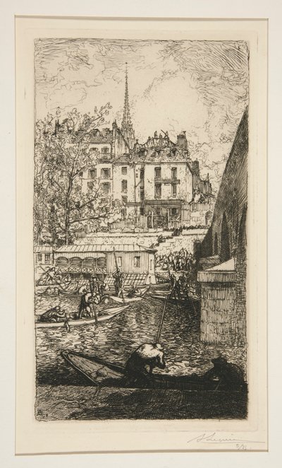 Demolizione della Casa di Sabra, vicino al Palazzo di Giustizia da Auguste Lepere