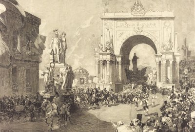Feste giubilari di Bruxelles, 1883-1890 da Auguste Lepere