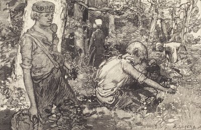 Raccolta del mughetto da Auguste Lepere