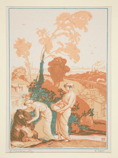 La musica e la poesia soccorrono gli artisti da Auguste Lepere