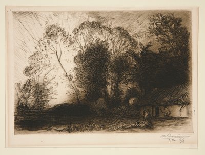 Il cottage a Rousseau (Vendee) da Auguste Lepere