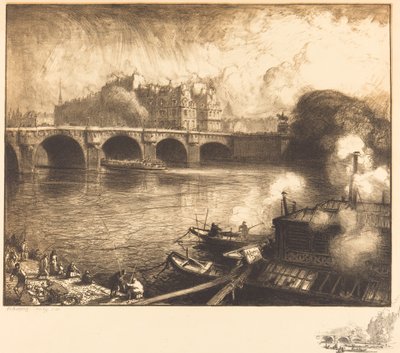 Le Pont Neuf da Auguste Lepere