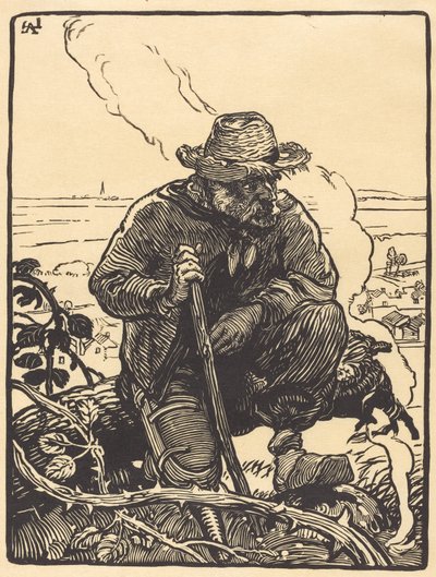 Il mendicante delle campagne da Auguste Lepere