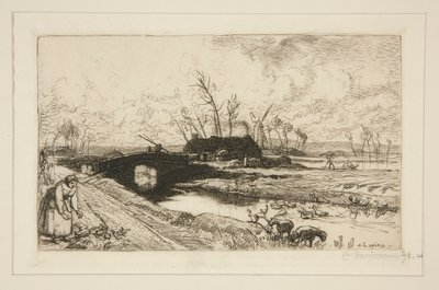Le petit pont (Vandea) da Auguste Lepere