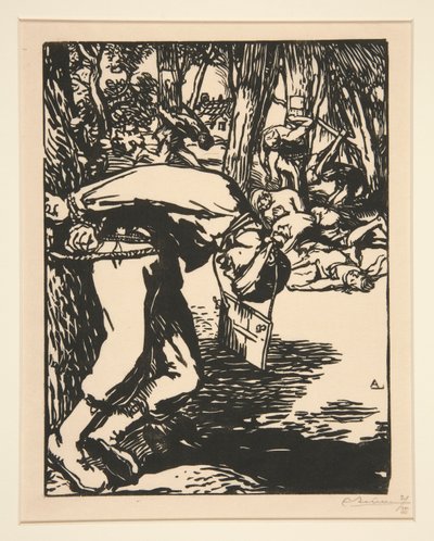 I Francs-Tireurs (Cecchini), da La Guerra del 1914, prima serie, n. 11 da Auguste Lepere
