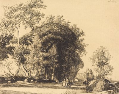 Sentiero da St.-Gilles, St.-Jean-de-Monts La route de St.-Gilles, St.-Jean-de-Monts, 1911 da Auguste Lepere