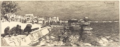 Molo a Bercy (Embarcadere a Bercy) da Auguste Lepere