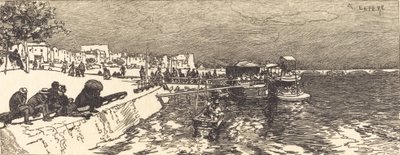 Molo a Bercy Embarcadere a Bercy da Auguste Lepere