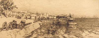 Molo di Bercy, 1891 da Auguste Lepere
