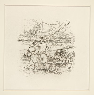 Festa sul fiume da Auguste Lepere