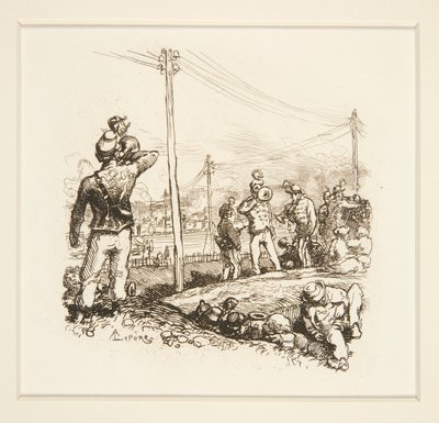 Soldati con trombe da Auguste Lepere