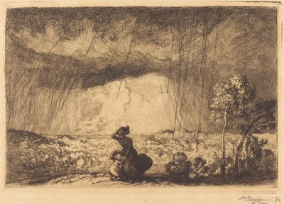 Tempesta sulla duna, Vandea da Auguste Lepere