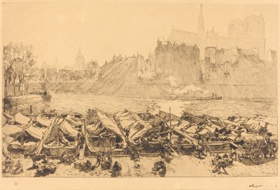 Il grande mercato delle mele da Auguste Lepere