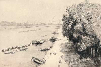 La Senna al Pont National, 1915 da Auguste Louis Lepère