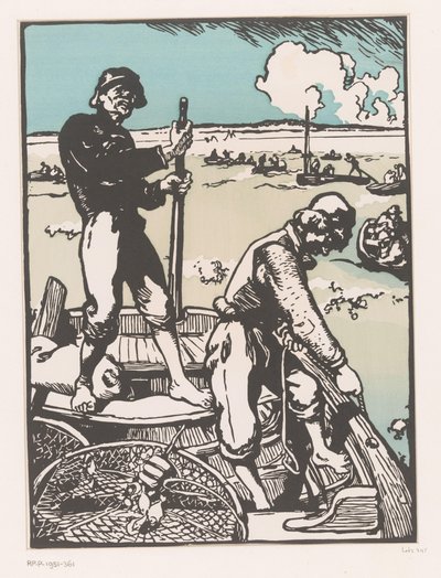 Due pescatori da Auguste Lepere