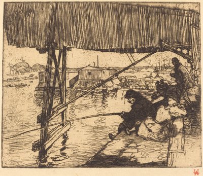 Sotto il ponte di Bercy da Auguste Lepere