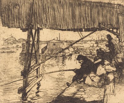 Sotto il ponte di Bercy, 1894 da Auguste Lepere