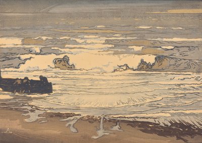 Onde spiegate, inondazione di settembre 1901, 1901 da Auguste Lepere