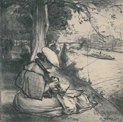 Île des Cygnes da Auguste Louis Lepère