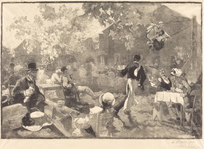 Al gallo delle brughiere da Auguste Lepère after Daniel Vierge