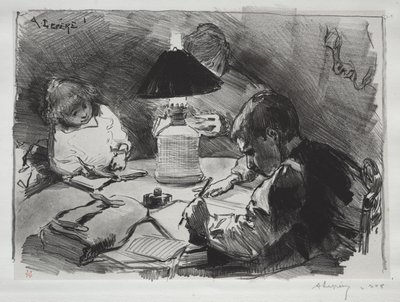 Intorno alla lampada da Auguste Louis Lepère