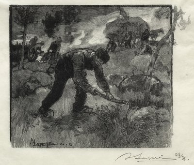 Estirpatori di erica da Auguste Louis Lepère