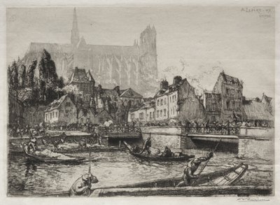 Arrivo delle Verdure-Amiens da Auguste Louis Lepère
