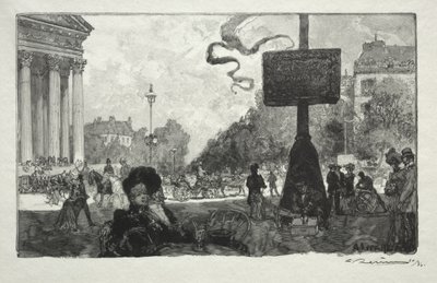 Angolo di Rue Royale da Auguste Louis Lepère