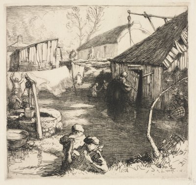 Quartieri dei pescatori (Saint-Jean-de-Monts) da Auguste Louis Lepère