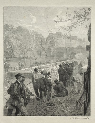 La chiusa della Monnaie da Auguste Louis Lepère