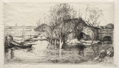 La casa allagata da Auguste Louis Lepère