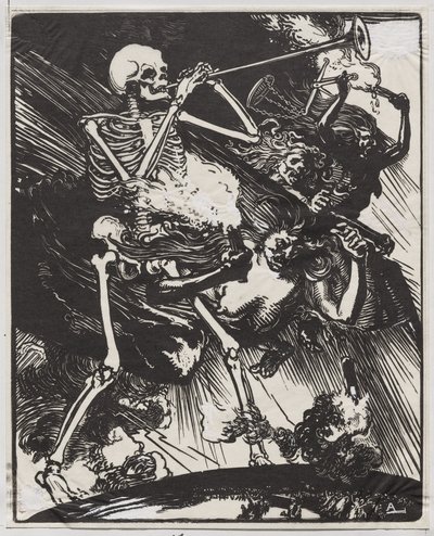 La morte e le passioni che si abbattono sulla terra da Auguste Louis Lepère