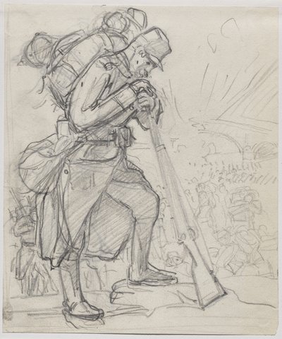 La ritirata dopo Charleroi da Auguste Louis Lepère