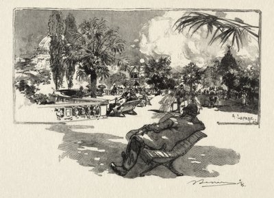 La Terrazza delle Arti Liberali da Auguste Louis Lepère